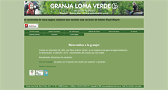 Desktop Screenshot of granjalomaverde.com.ar